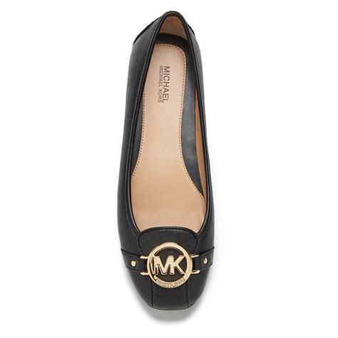 michael kors loafers black|Michael Kors black ballet flats.